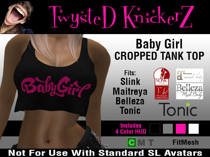 BabyGirl Cropped Tank Top CTT001