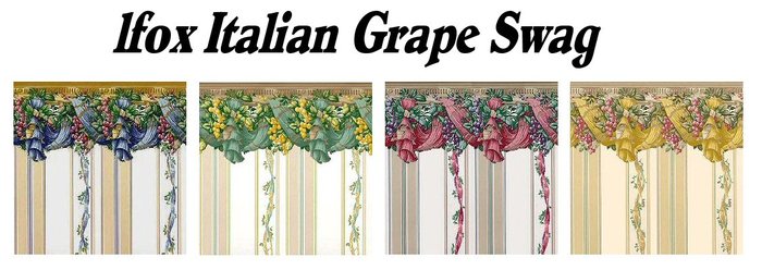 lfox Italian Grape Swag (boxed)