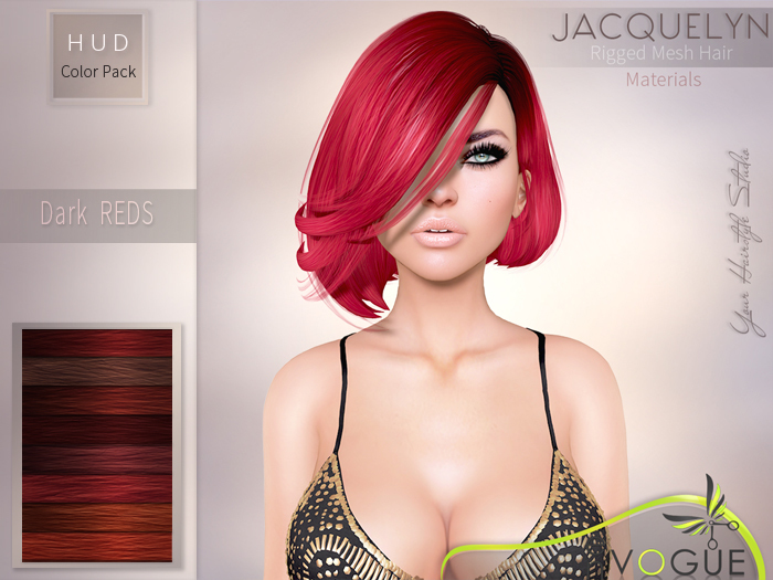 enVOGUE - HAIR Jacquelyn - Dark Reds