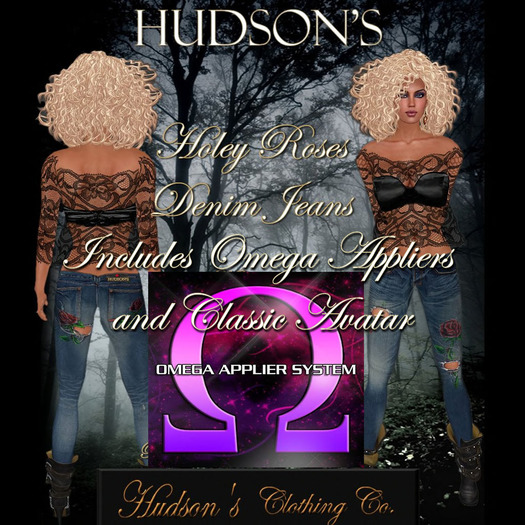 HUDSON's Holey Roses Jeans & OMEGAS *Copy* Candace Hudson