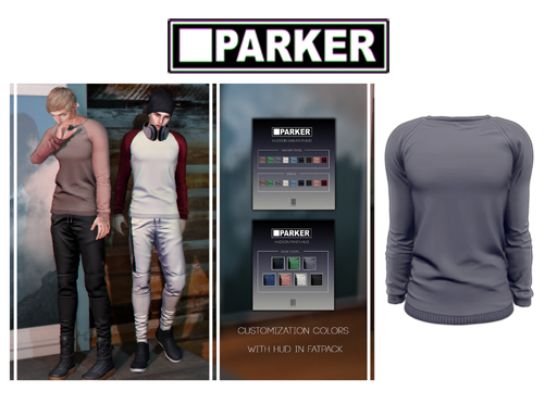 .:PARKER:.-Hudson Sweater.Grey