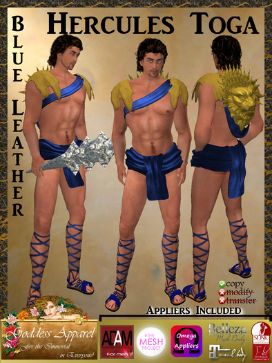 *Goddess* Hercules Toga Blue