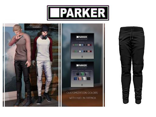 .:PARKER:.-Hudson Pants.Black
