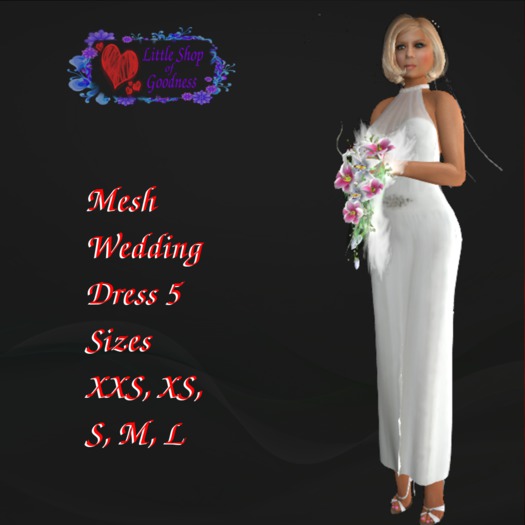 Wedding Dress. Halter Tulle Neck And Buckle Mesh DEMO