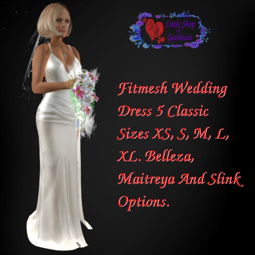 Wedding Dress. Draped Silk With Slit And Straps Fitmesh DEMO