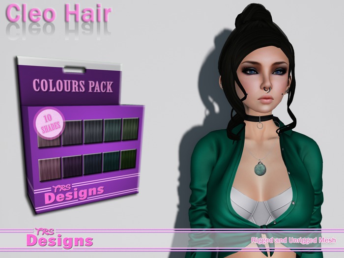 Cleo Hair With Hud Colours