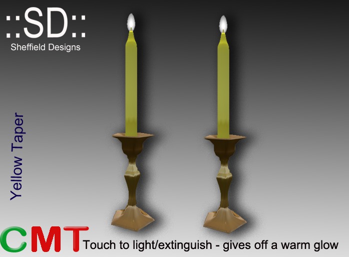 ::SD:: Candle - Yellow Tapers