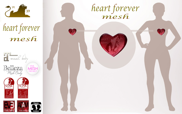 heart forever mesh