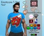 d2t designs emoticon bulls pic