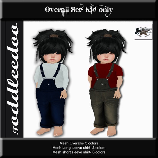 Country Couture Toddleedoo Kid Overall Set