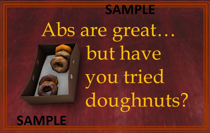 Poster Graphic - Abs are great