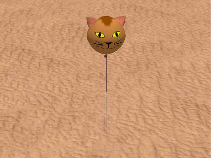 Cute cat toy-balloon (boxed)