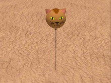 Cute cat toy-balloon (boxed)