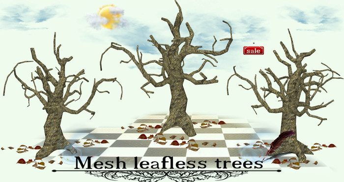 Mesh leafless trees(modify&trasfert) v.1