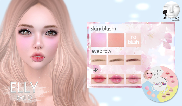 [Luv:Ya] ELLY skin applier (for Lelutka)