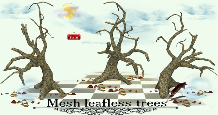 Mesh leafless trees(modify&trasfert) v.2