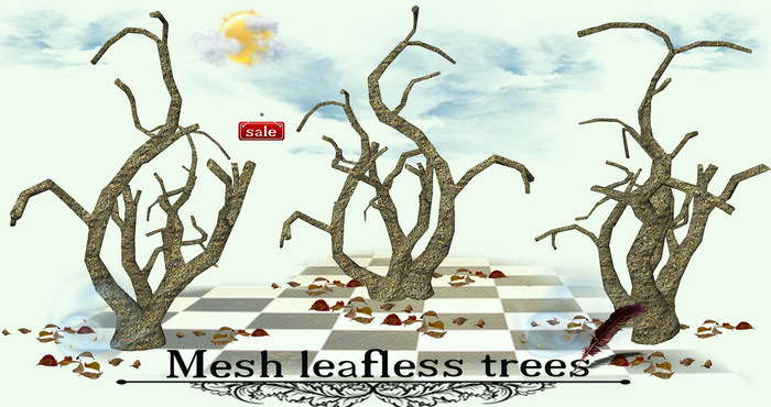 Mesh leafless trees(modify&trasfert) v.3