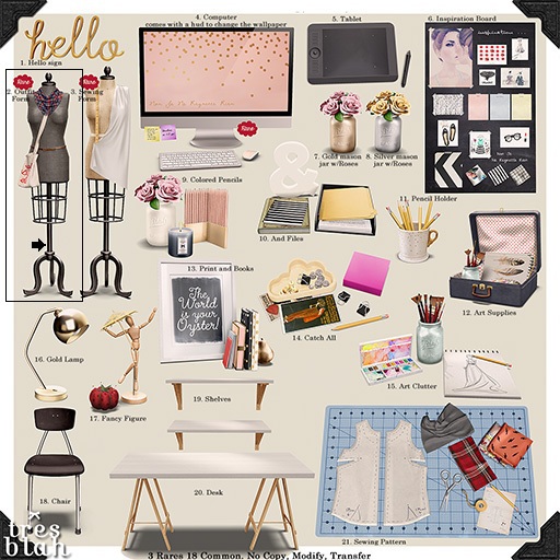 -tres blah- Workspace - Outfit Form RARE