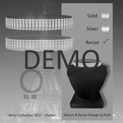 *ATHOR* - Choker  Maitreya_Lara (Fitted mesh) DEMO