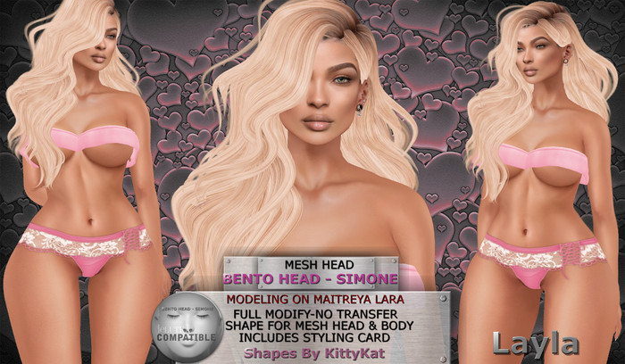 Shape by KittyKat - Layla - Lelutka Simone Bento