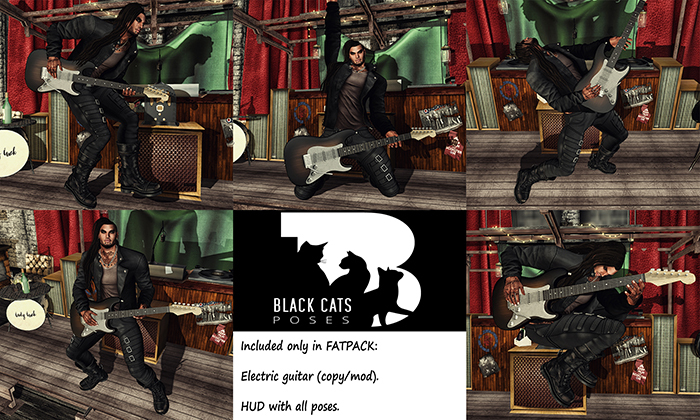 Black Cats poses - R*ck you! FATPACK