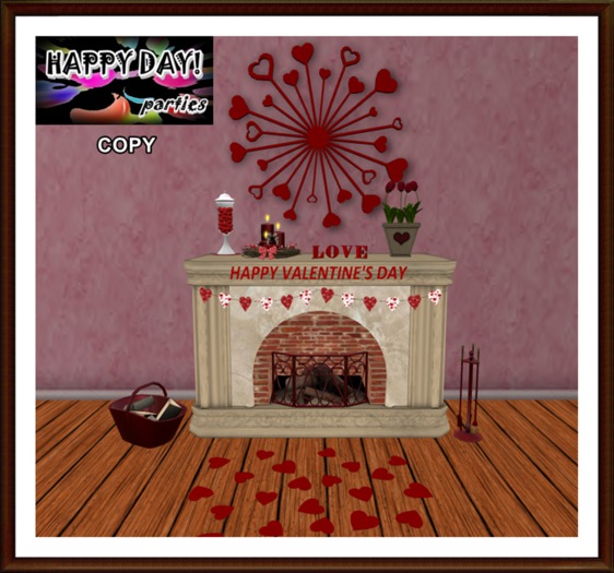 Valentines - Fireplace