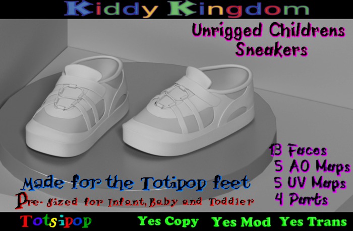 (KK) Childs Sneakers Box