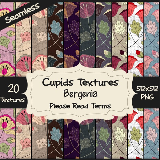 *Cupids Textures * 20 Bergenia
