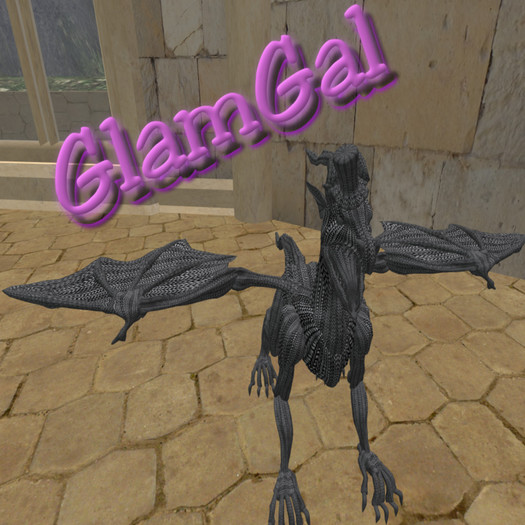 GlamGal Quotable Dragon (storm)