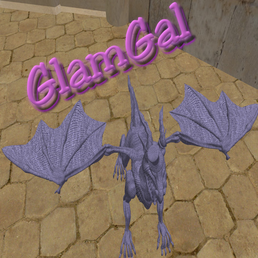 GlamGal Quotable Dragon (lilac)