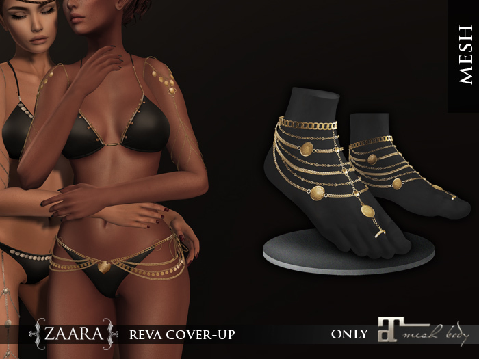 Zaara : Raksha anklet (maitreya-slink) *gold*