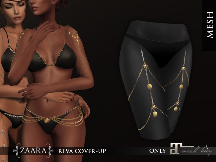 Zaara : Raksha thigh-chain (maitreya) *gold*
