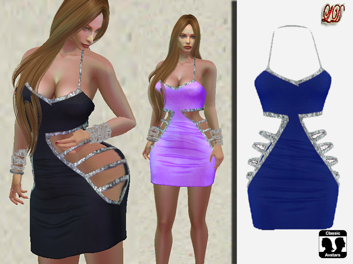 {LD}Clothing-Line Dress/Blue