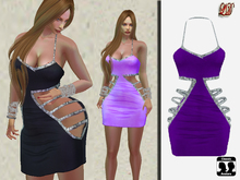 {LD}Clothing-Line Dress/Purple