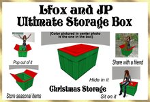 lfox and JP The Ultimate Storage Bin (boxed) - Christmas