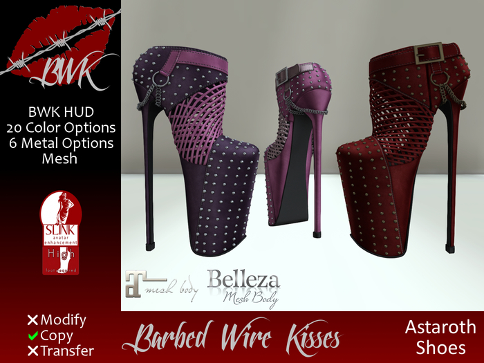 {BWK} Mesh Astaroth Shoes (Boxed)