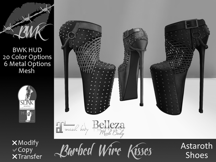 {BWK} DEMO Mesh Astaroth Shoes (Boxed)