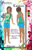 *+*Munchkins*+* Tankini - Mermaid