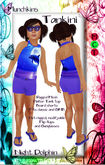 *+*Munchkins*+* Tankini - Night Dolphin