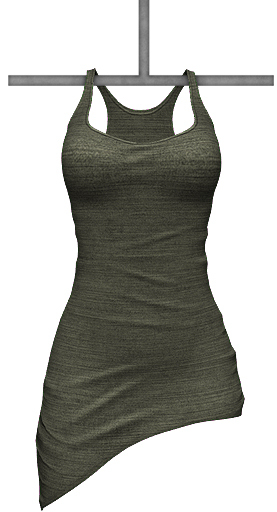 DE Designs - Misty Heathered Dress - Forest