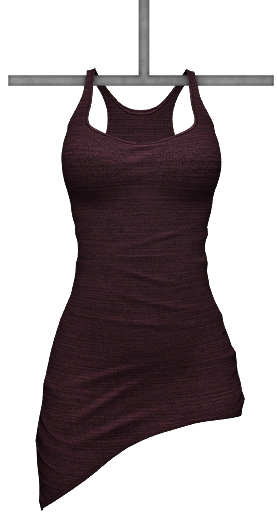 DE Designs - Misty Heathered Dress - Grape