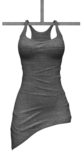 DE Designs - Misty Heathered Dress - Grey