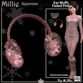 C&F Millie Winter Separates - Ear Muffs - Faded Pink