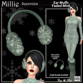 C&F Millie Winter Separates - Ear Muffs - Faded Mint