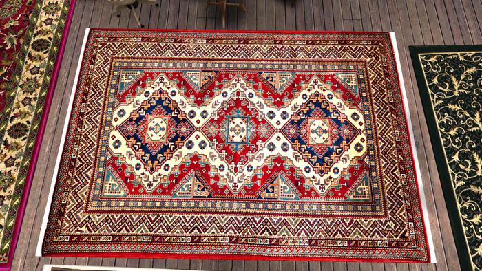 Red Ghom Oriental Rug