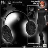 C&F Millie Winter Separates - Ear Muffs - Black