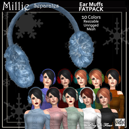 C&F Millie Winter Separates - Ear Muffs FATPACK