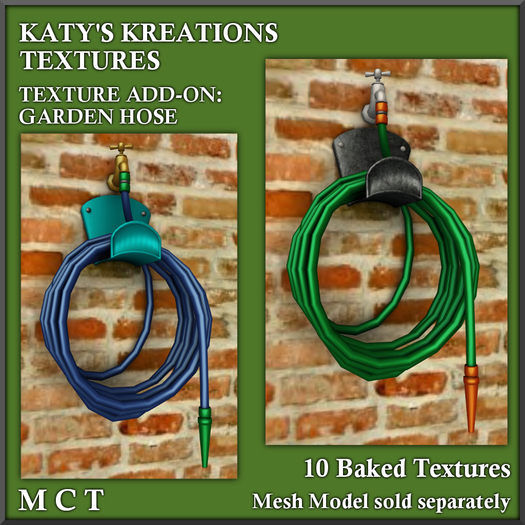 *KK* TEXTURE Add-On Set GARDEN HOSE Vendor