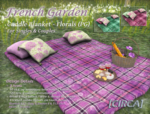 [CIRCA] - "French Garden" - Cuddle Blanket - Florals (PG)