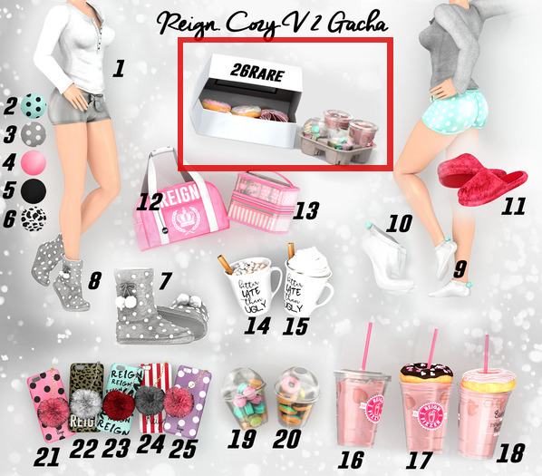 REIGN.- SLEEPOVER SURVIVIAL GOODIES #26 RARE